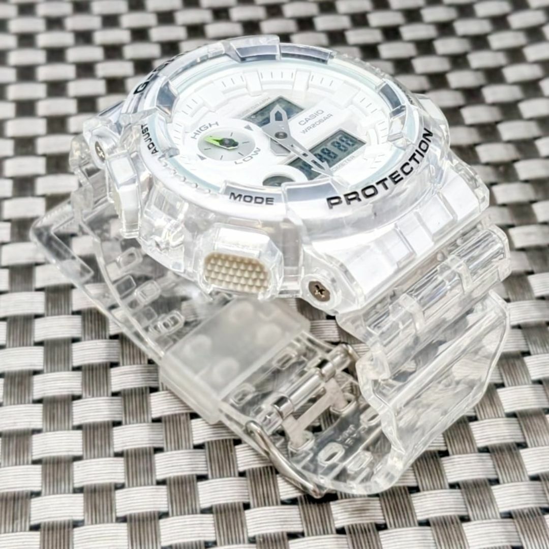 G-SHOCK スケルトン ベゼル・ベルト GA-100/GA-110などに適合 メンズの時計(ラバーベルト)の商品写真