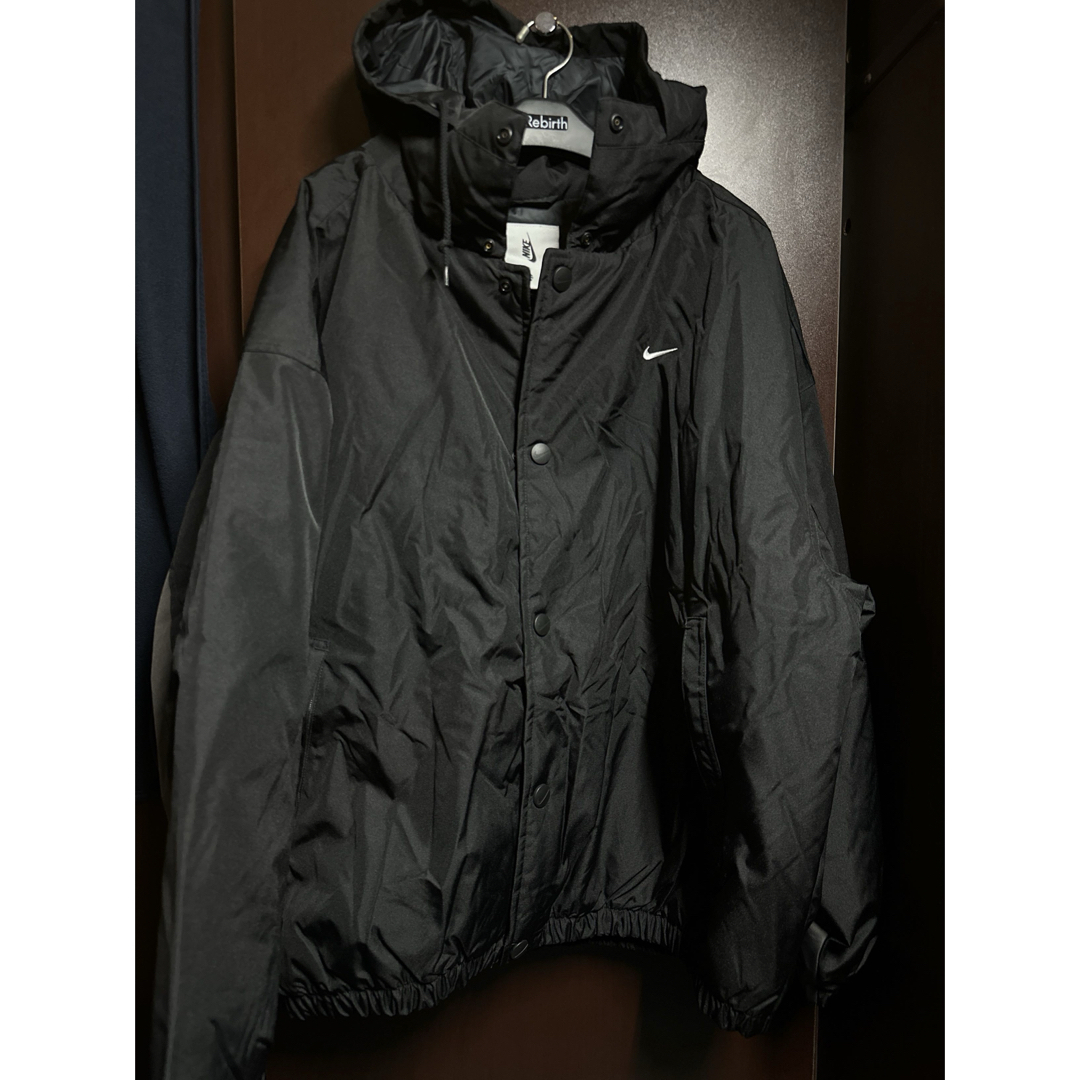 NIKE - NIKE フード付きナイロンJKT 黒 XXL 美品の通販 by NIKE - NIKE フード付きナイロンJKT 黒 XXL 美品の通販 by