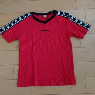 ウィルソン(wilson)の【日本製】ウィルソン　Tシャツ　赤(Tシャツ(半袖/袖なし))