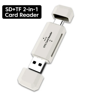 【新品！】2-in-1 USB2.0タイプCアダプター PC用 MAC Wind(その他)