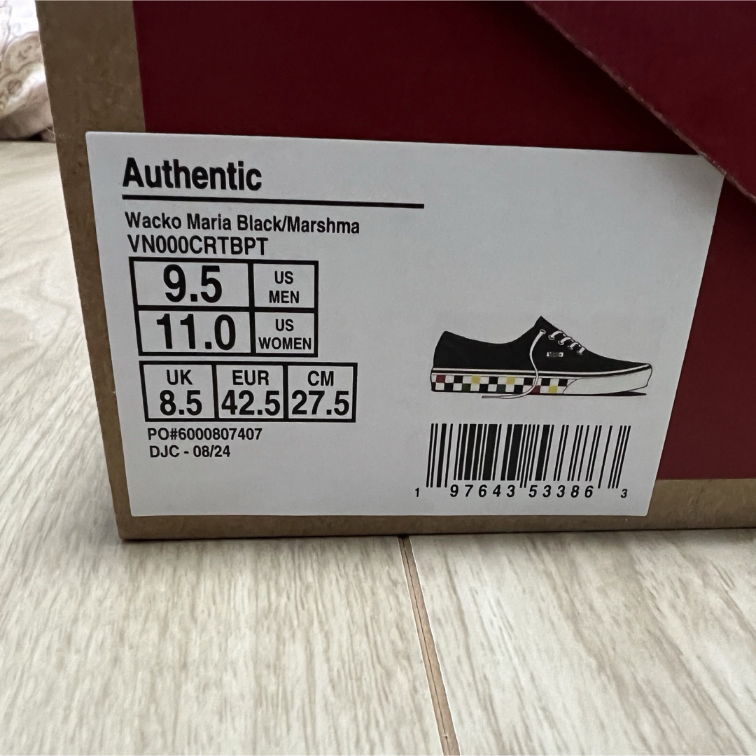 WACKO MARIA - 27.5cm wackomaria vans AUTHENTIC キムタクの WACKO MARIA - 27.5cm wackomaria vans AUTHENTIC キムタクの