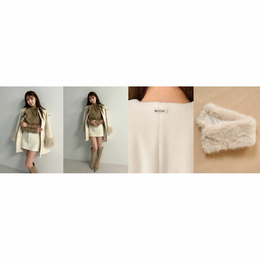 Darich - ダーリッチ darich ウエストベルトメルトンコート IVO Darich - ダーリッチ darich ウエストベルトメルトンコート IVO