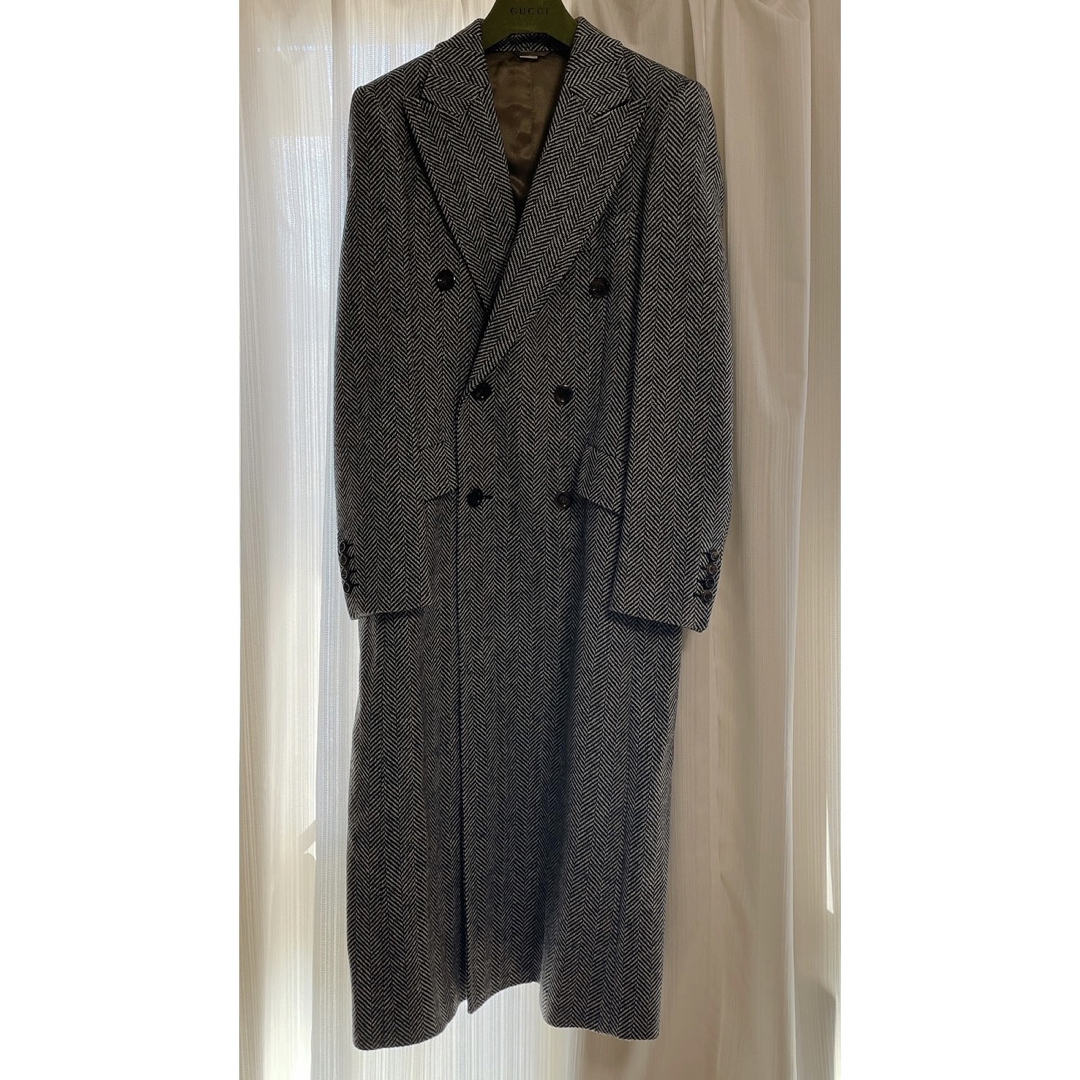 GUCCI - GUCCI HAHAHAコレクション ダブルブレスト ヘリンボーン GUCCI - GUCCI HAHAHAコレクション ダブルブレスト ヘリンボーン