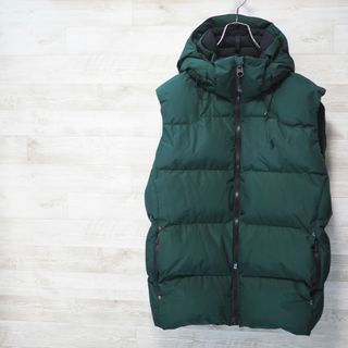 POLO RALPH LAUREN(ダウンベスト ・ グリーン・カーキ/緑色系 POLO RALPH LAUREN(ダウンベスト ・ グリーン・カーキ/緑色系