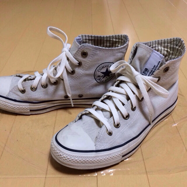 CONVERSE(コンバース)のコンバース♡グレーハイカット26.5cm レディースの靴/シューズ(スニーカー)の商品写真