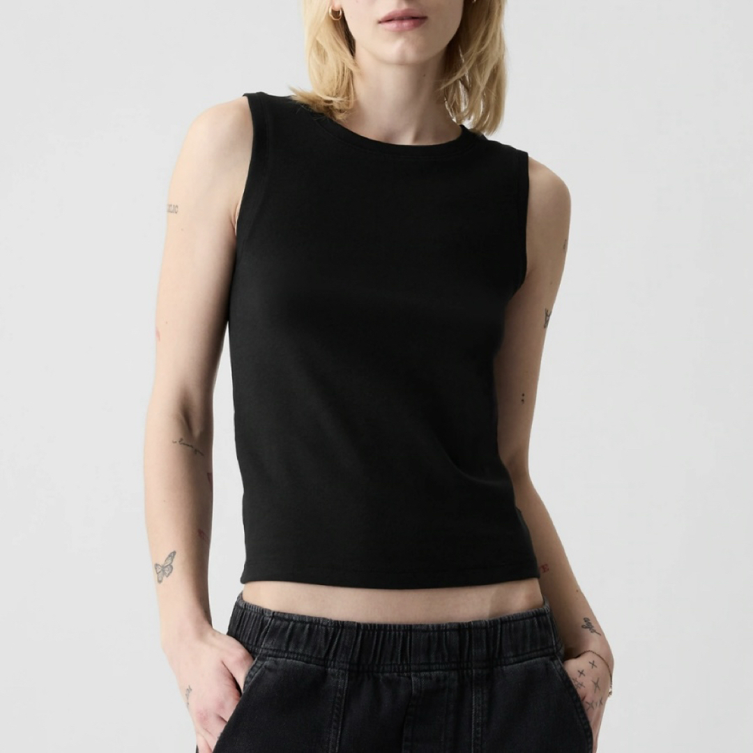 GAP(ギャップ)のGAP ノースリーブトップス レディースのトップス(Tシャツ(半袖/袖なし))の商品写真