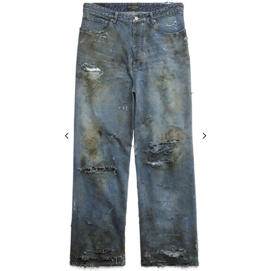 BALENCIAGA - 正規品 BALENCIAGA スーパーデストロイバギー BALENCIAGA - 正規品 BALENCIAGA スーパーデストロイバギー