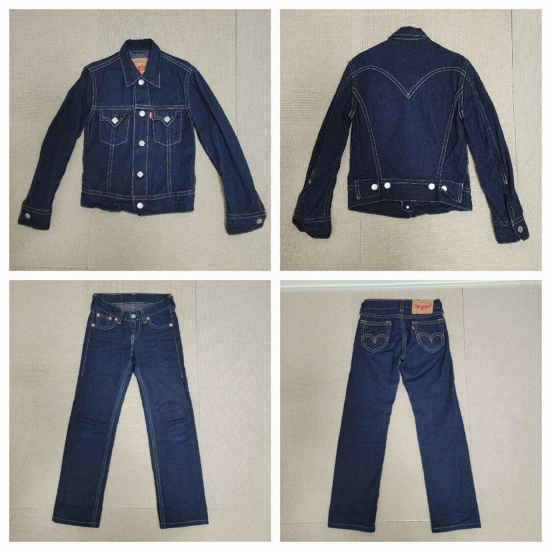 Levi's - Levi's セットアップ商品 インディゴ サイズ(M)/(27 Levi's - Levi's セットアップ商品 インディゴ サイズ(M)/(27