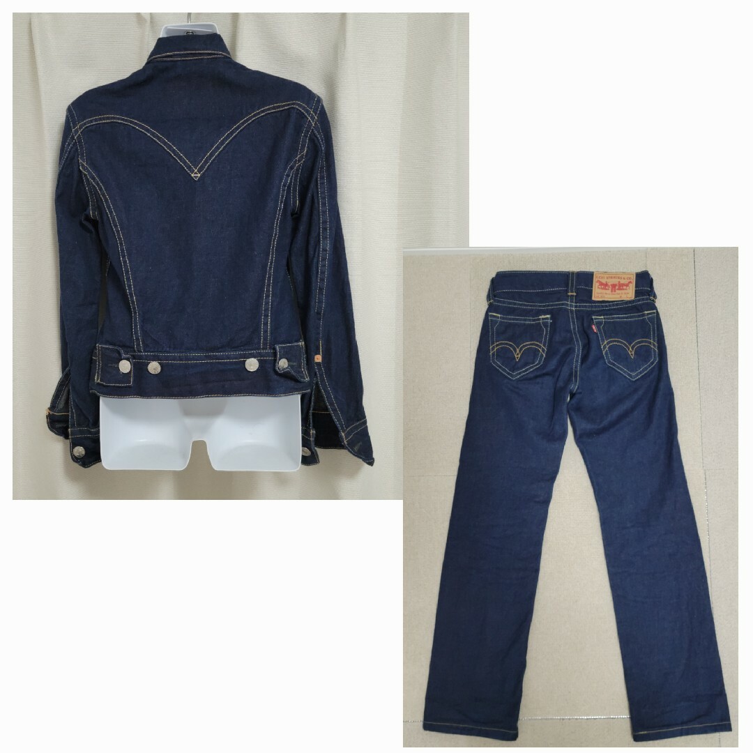 Levi's - Levi's セットアップ商品 インディゴ サイズ(M)/(27 Levi's - Levi's セットアップ商品 インディゴ サイズ(M)/(27