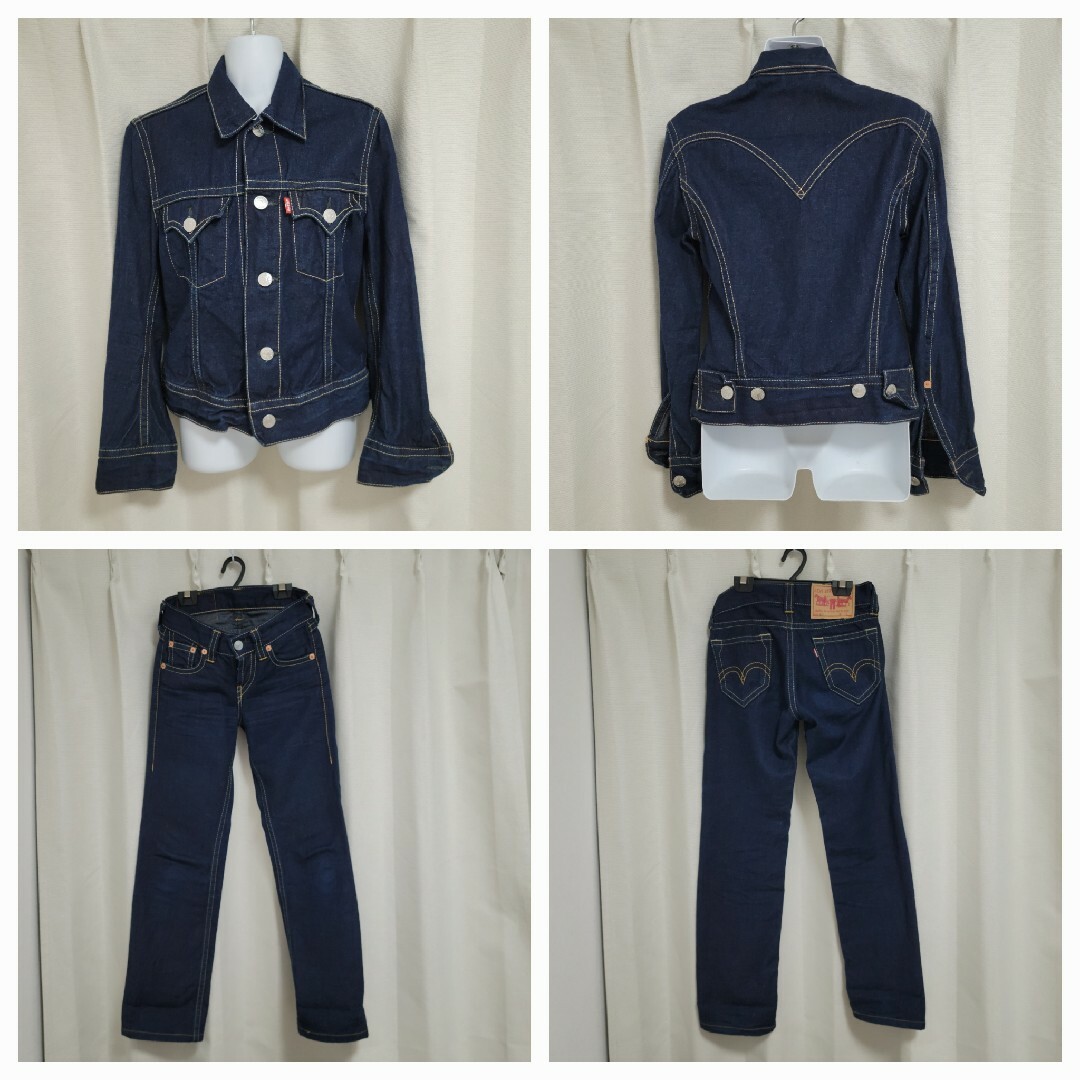 Levi's - Levi's セットアップ商品 インディゴ サイズ(M)/(27 Levi's - Levi's セットアップ商品 インディゴ サイズ(M)/(27