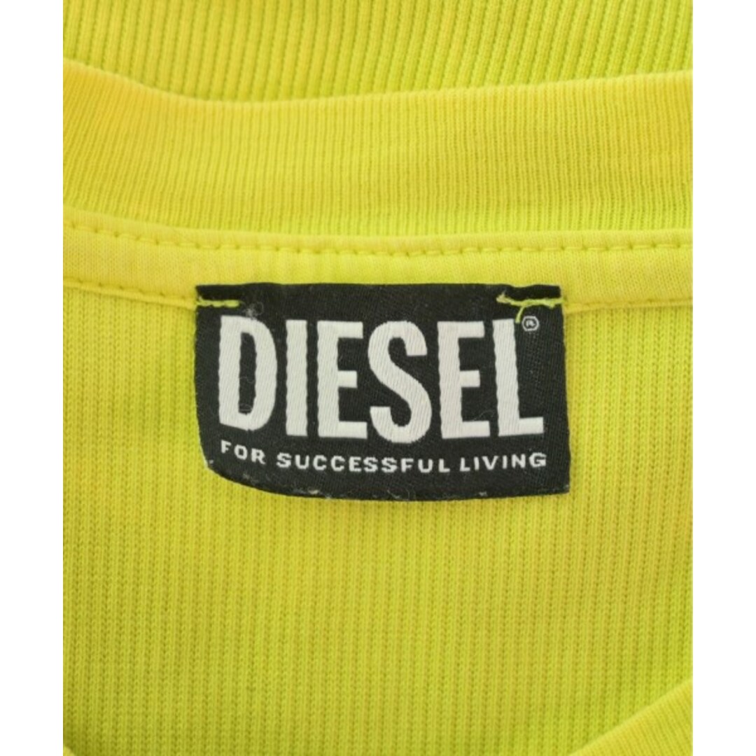 DIESEL ディーゼル Tシャツ・カットソー S 黄緑系 【古着】