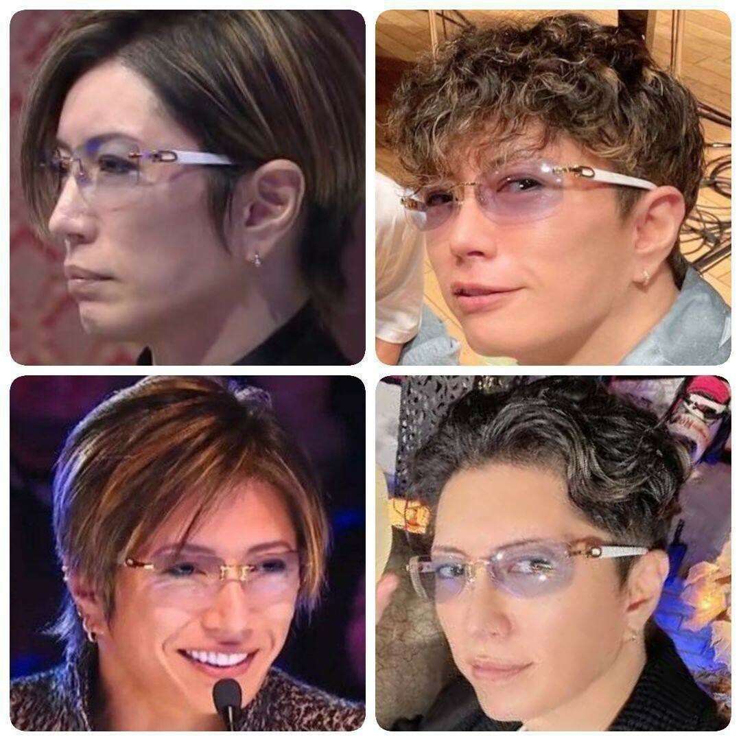 GACKT□サングラス□リムレス□ライトブルー□グラデーション GACKT□サングラス□リムレス□ライトブルー□グラデーション