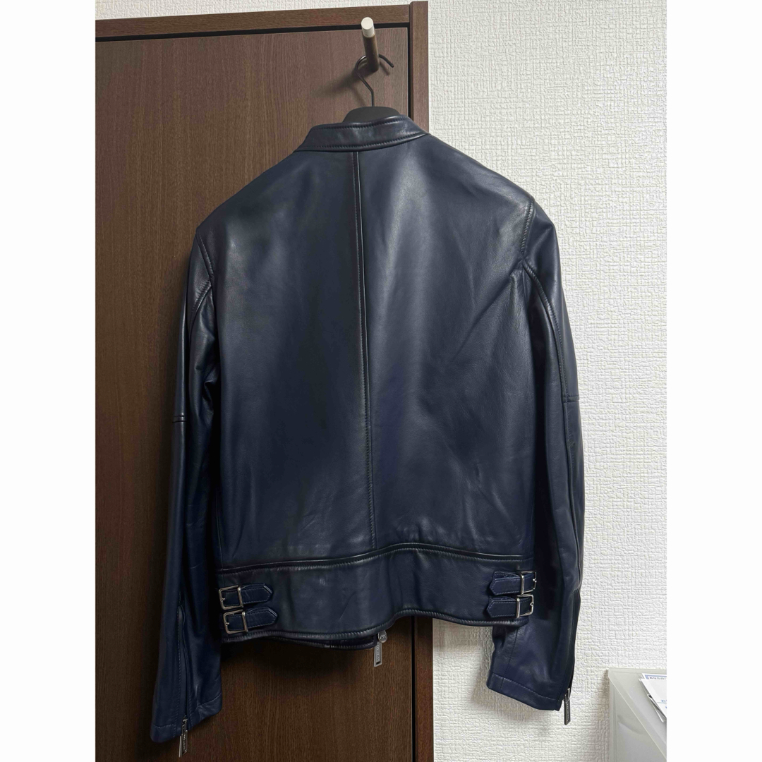DSQUARED2 - 新品未使用 DSQUARED2 レザージャケット サイズ44の DSQUARED2 - 新品未使用 DSQUARED2 レザージャケット サイズ44の