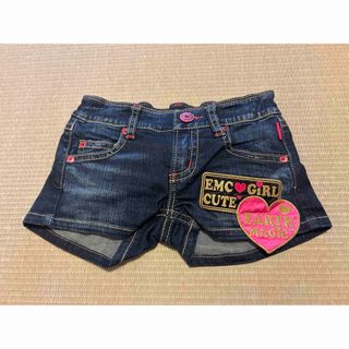 アースマジック(EARTHMAGIC)のEarth Magic 子供服　デニムパンツ　短パン　サイズ140 モフモフ(パンツ/スパッツ)
