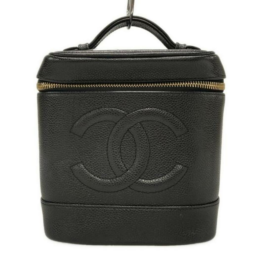 CHANEL(シャネル) バニティバッグ - A01998 黒 ゴールド金具 CHANEL(シャネル) バニティバッグ - A01998 黒 ゴールド金具