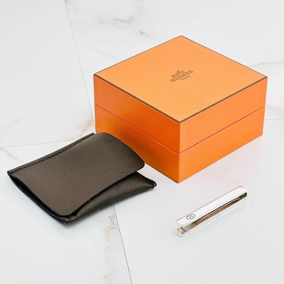 HERMES - エルメス エヴリン ネクタイピン 925 シルバー HERMES - エルメス エヴリン ネクタイピン 925 シルバー