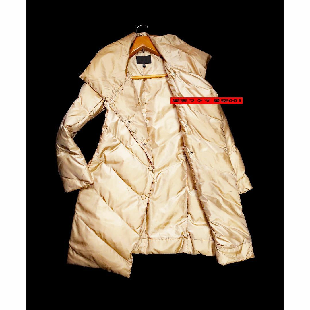 美品 iCB オンワード樫山 ベージュロング ダウンコート 美品 iCB オンワード樫山 ベージュロング ダウンコート