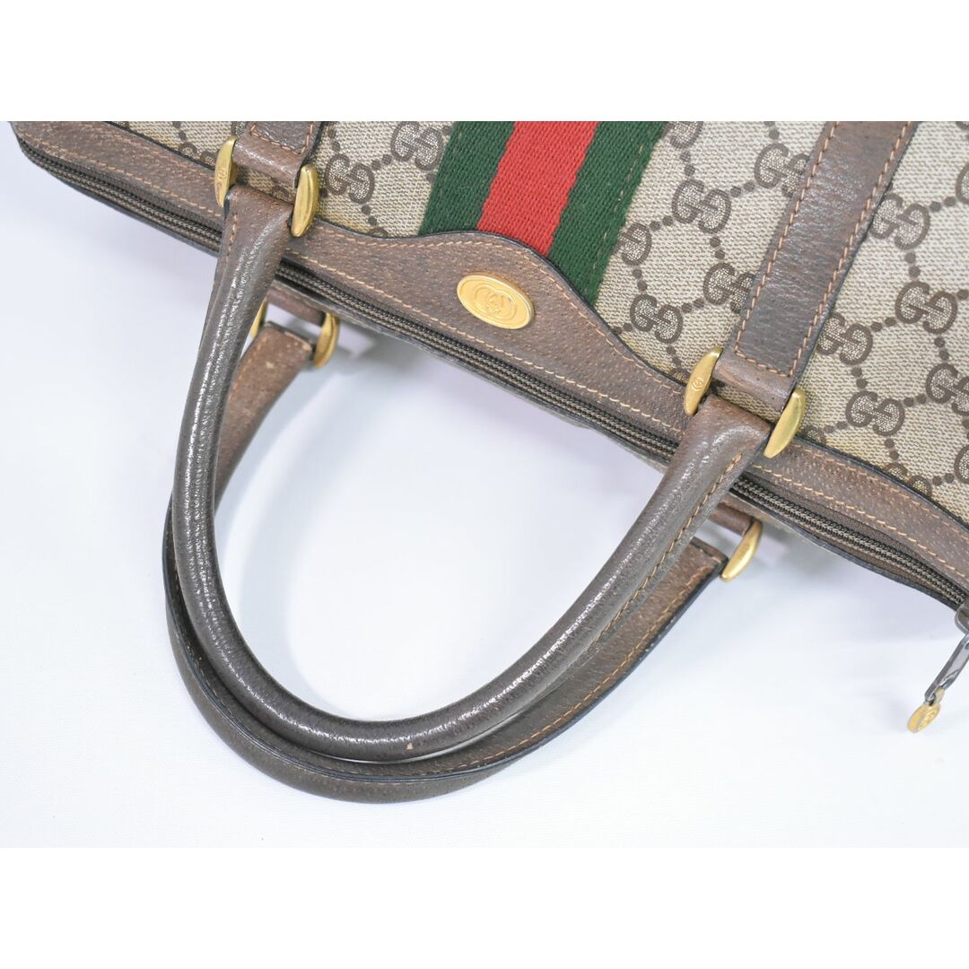 GUCCI - 本物 グッチ GUCCI シェリーライン GGスプリーム ミニ GUCCI - 本物 グッチ GUCCI シェリーライン GGスプリーム ミニ