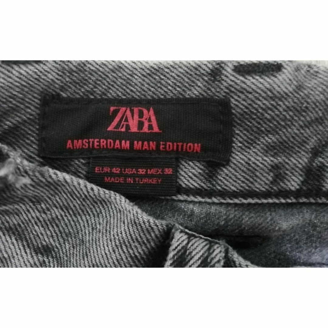 ZARA - 【即完売】美品 ZARA ライダース バギーデニム ワイド ZARA - 【即完売】美品 ZARA ライダース バギーデニム ワイド