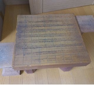 将棋盤と駒置き(囲碁/将棋)