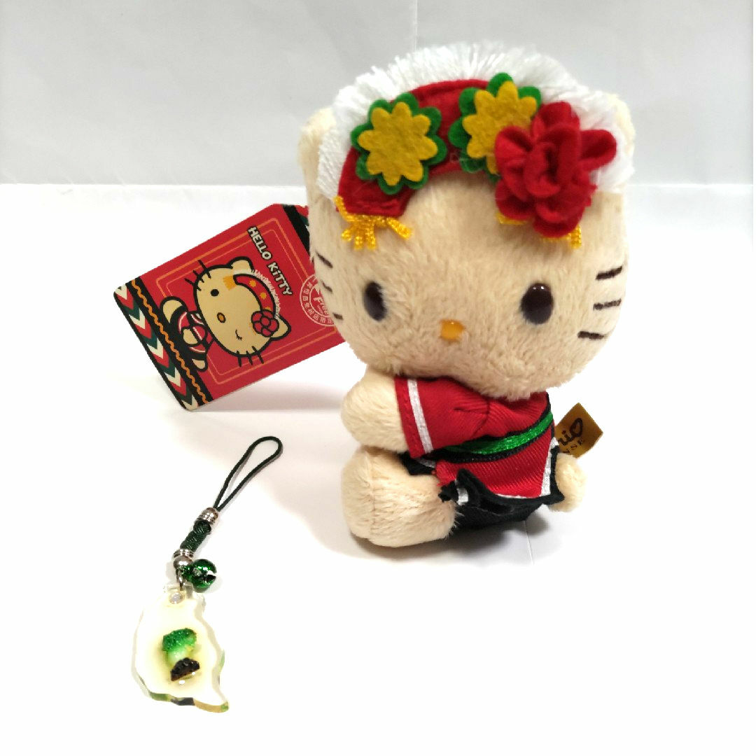 ハローキティ - 台湾キティちゃんのぬいぐるみキーホルダー+故宮 ハローキティ - 台湾キティちゃんのぬいぐるみキーホルダー+故宮