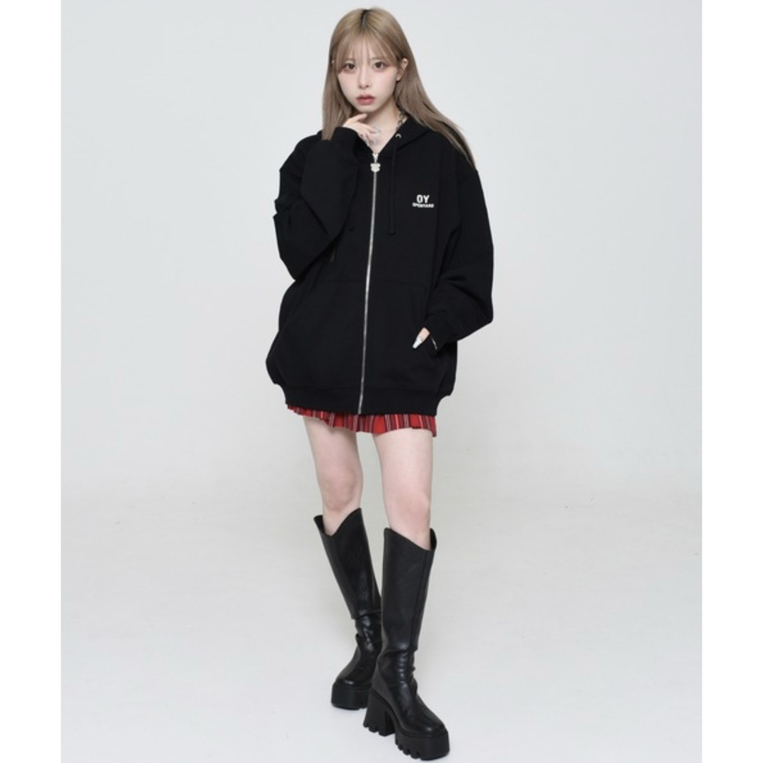OY オーワイ ODOLLY HOODIE ZIP UP クマ ジップ パーカー OY オーワイ ODOLLY HOODIE ZIP UP クマ ジップ パーカー