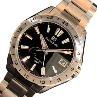 セイコー(SEIKO)の　セイコー SEIKO グランドセイコー エボリューション9 コレクションGMT SBGE283 ブラック  チタン 自動巻き メンズ 腕時計(その他)