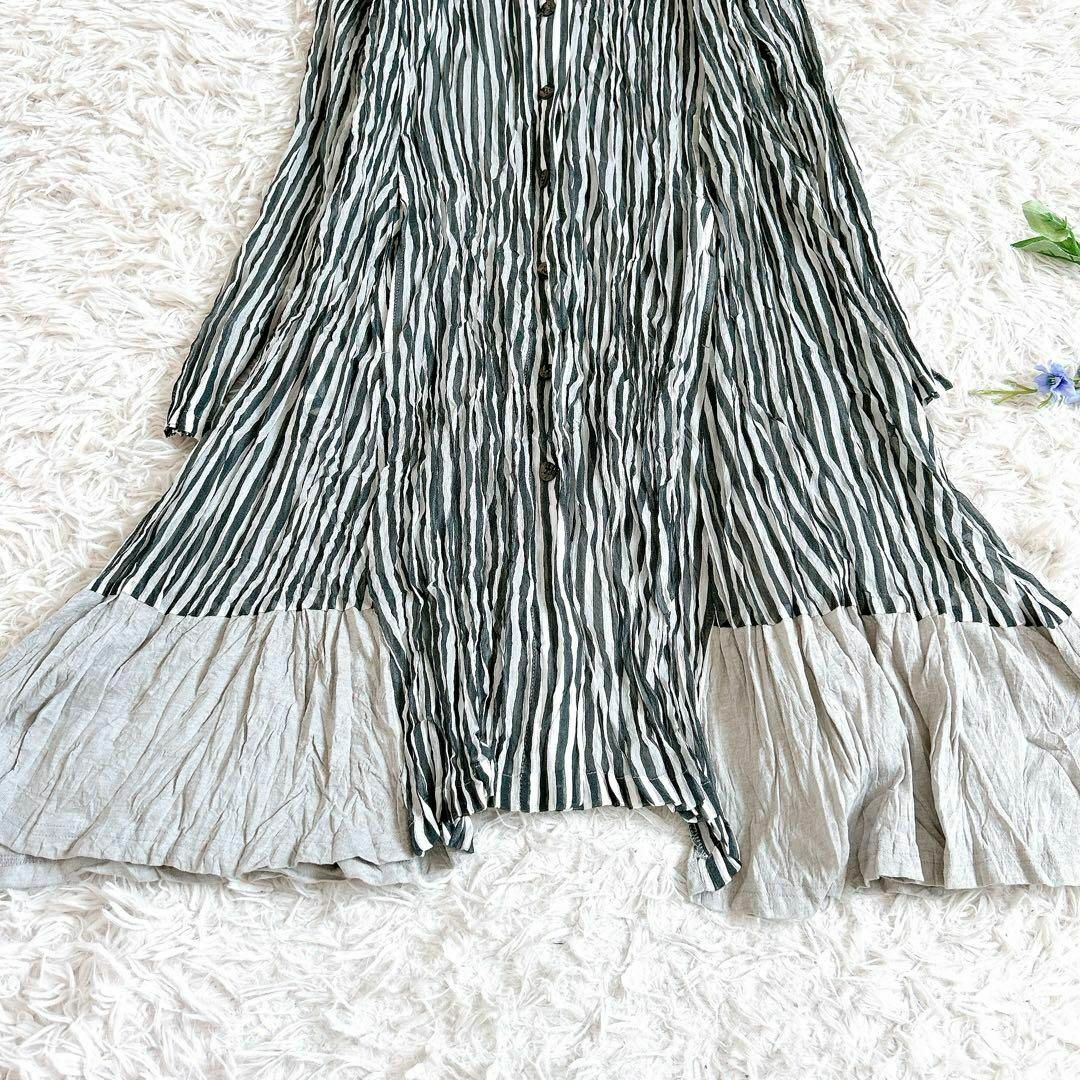 美品⁂センソユニコ⁂慈雨 シャツワンピース チュニック 美品⁂センソユニコ⁂慈雨 シャツワンピース チュニック