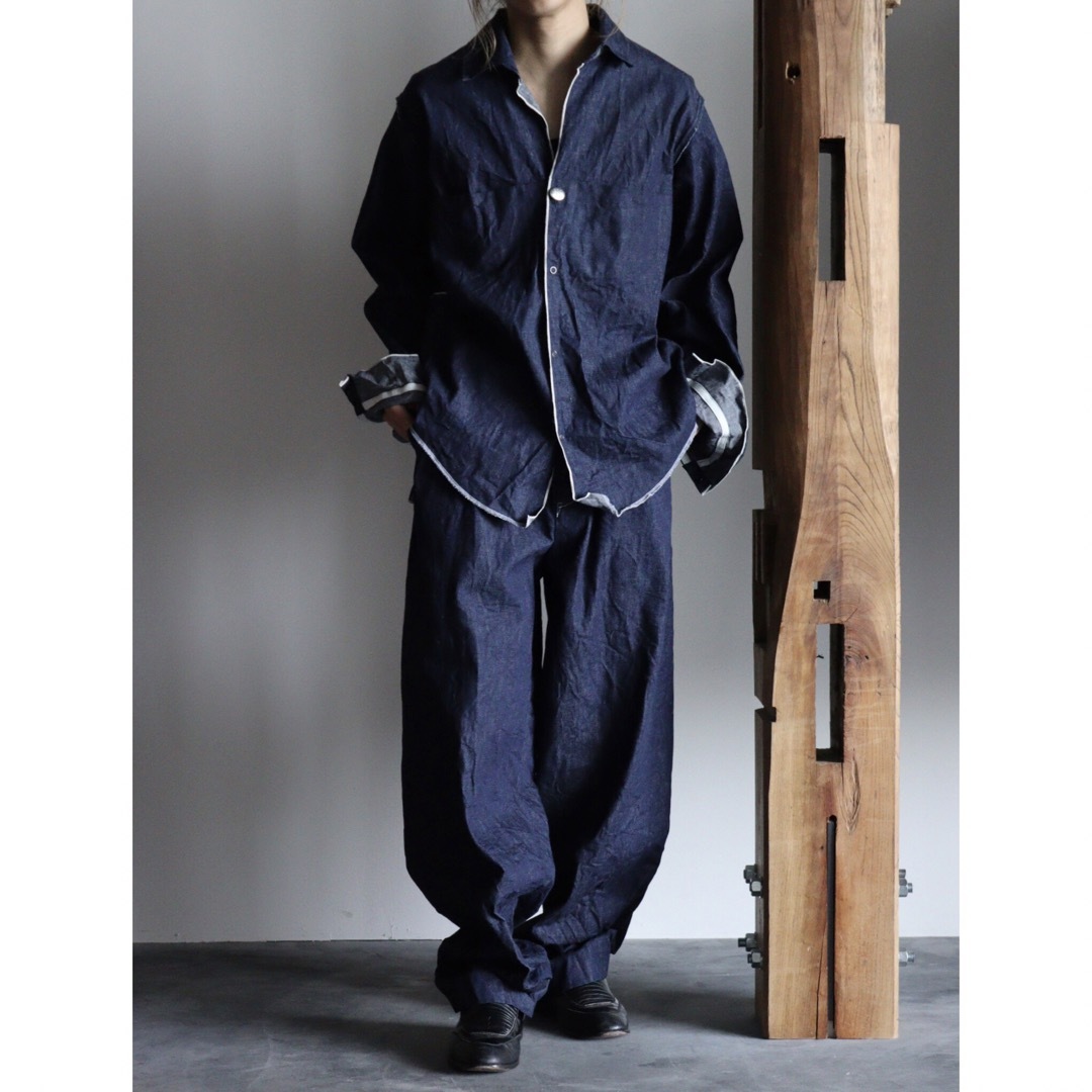 SUNSEA - SUNSEA 27th DenimShirt /DenimPants setupの通販 by SUNSEA - SUNSEA 27th DenimShirt /DenimPants setupの通販 by