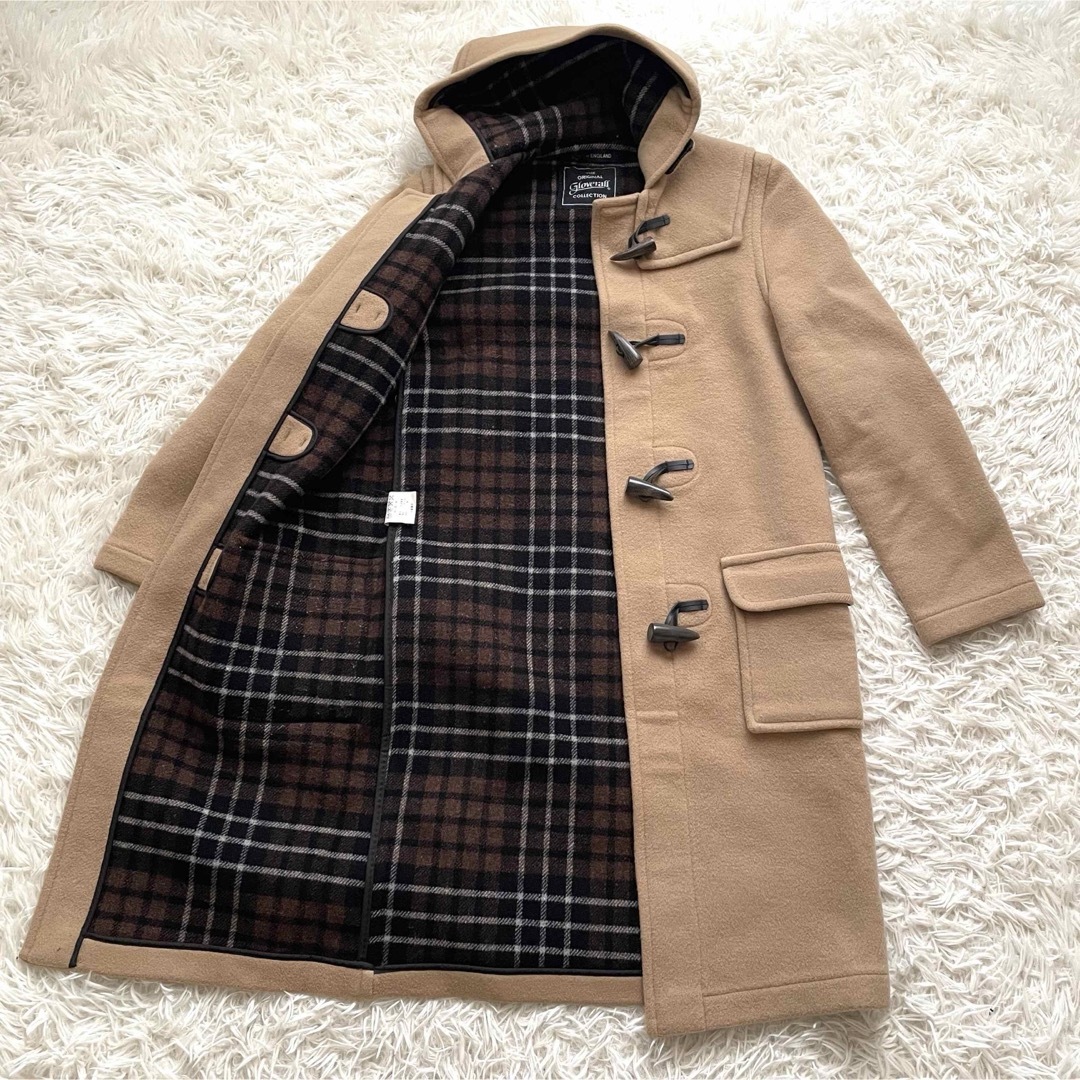 小さめ】グローバーオール ロングダッフルコート 極美品 ベージュ 小さめ】グローバーオール ロングダッフルコート 極美品 ベージュ