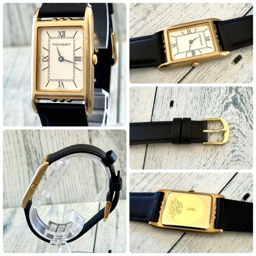 希少 Yves Saint Laurent 40th バングル 腕時計 353 - 時計 希少 Yves Saint Laurent 40th バングル 腕時計 353 - 時計