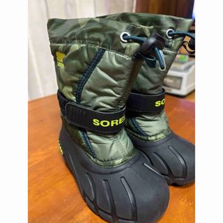 ソレル(SOREL)の断捨離中　ソレル　子供　迷彩　15センチ(ブーツ)