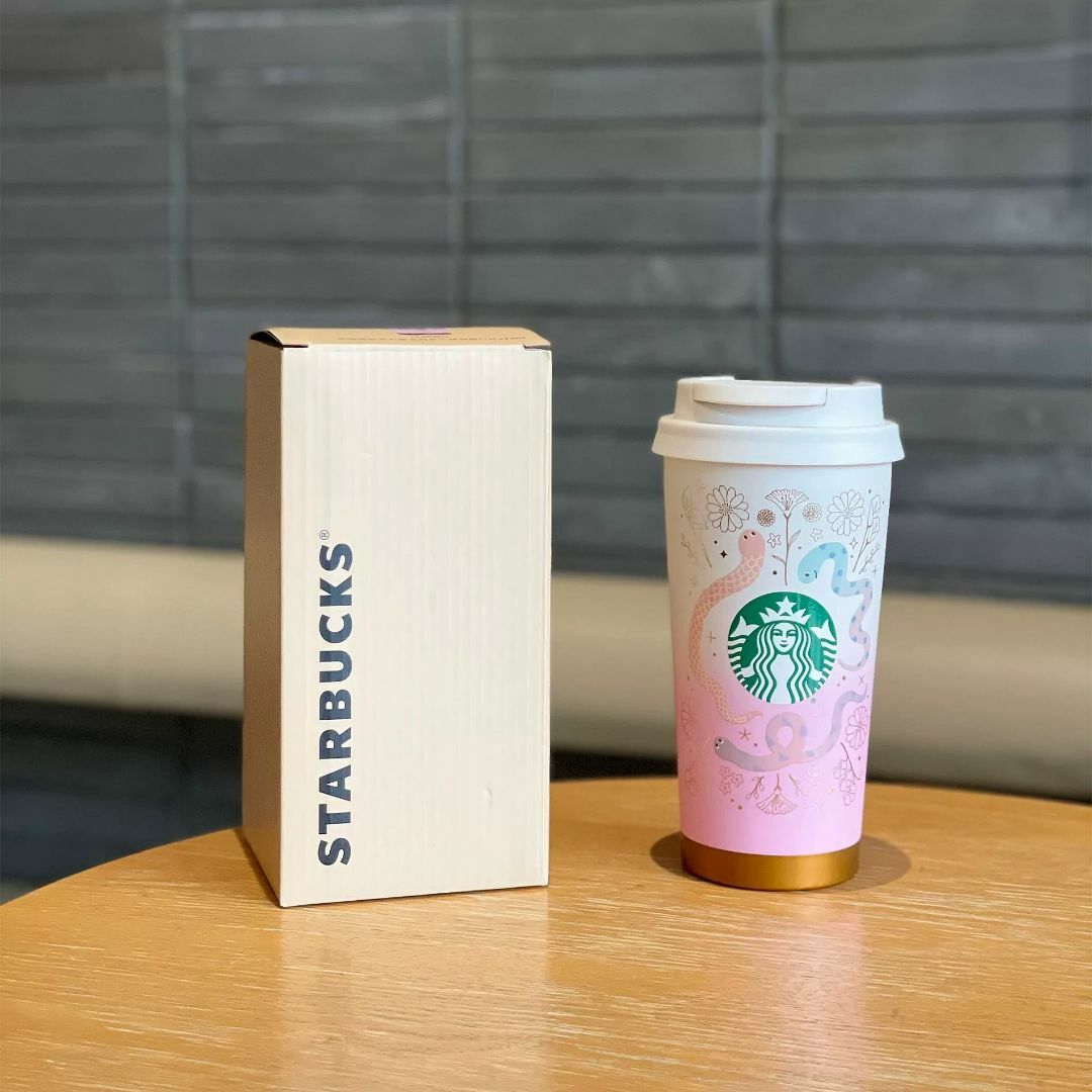 Starbucks - 新品スターバックス ステンレス ボトル 干支巳2025 Starbucks - 新品スターバックス ステンレス ボトル 干支巳2025