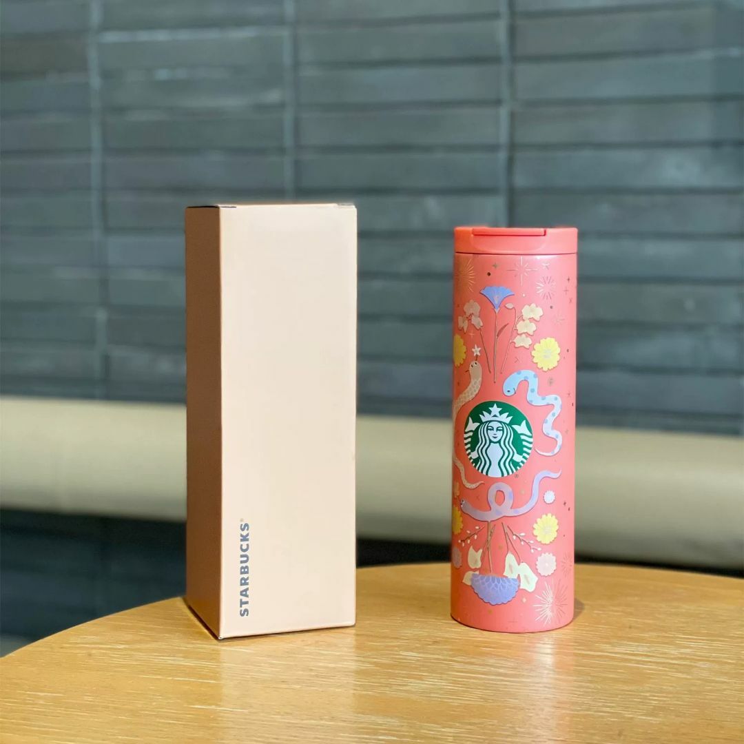 Starbucks - 新品 スターバックス ステンレス ボトル 2025新年 Starbucks - 新品 スターバックス ステンレス ボトル 2025新年
