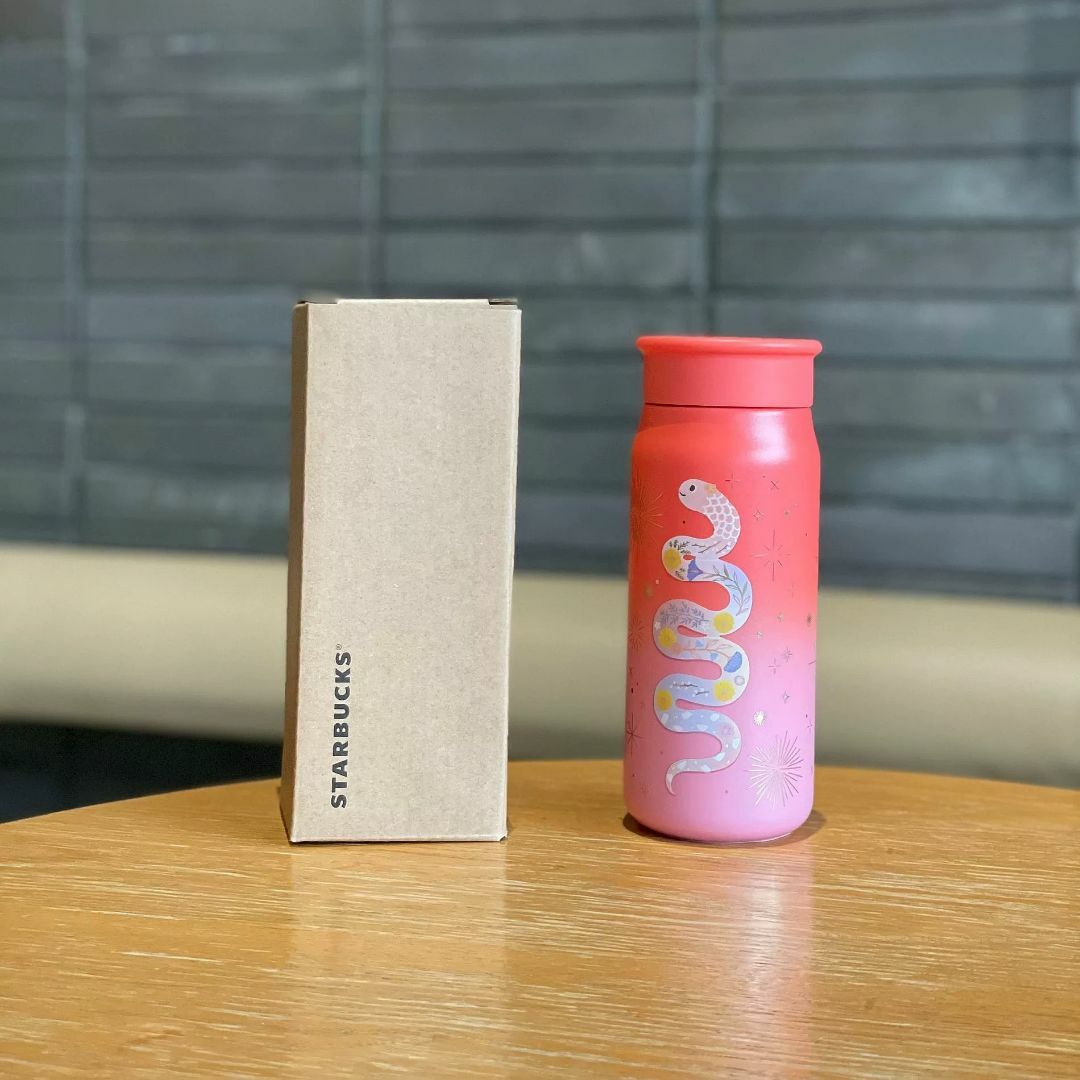 Starbucks - 新品 スターバックス ステンレス ボトル 2025新年 Starbucks - 新品 スターバックス ステンレス ボトル 2025新年