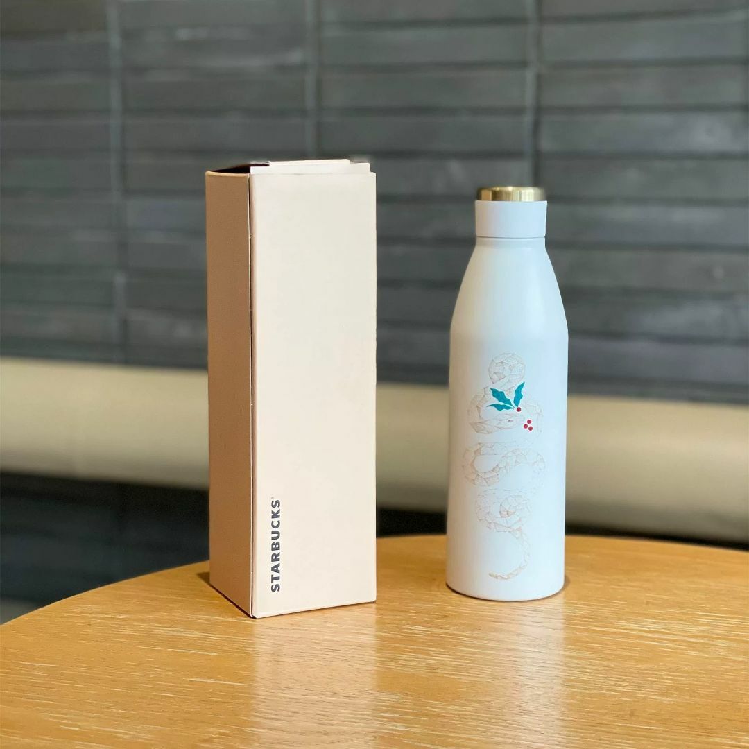 Starbucks - 新品 スターバックス ステンレス ボトル 2025新年 Starbucks - 新品 スターバックス ステンレス ボトル 2025新年