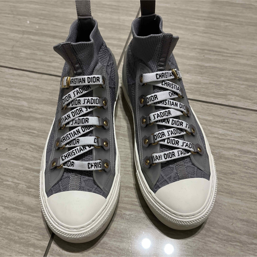 Christian Dior グレー ハイカットスニーカー Christian Dior グレー ハイカットスニーカー