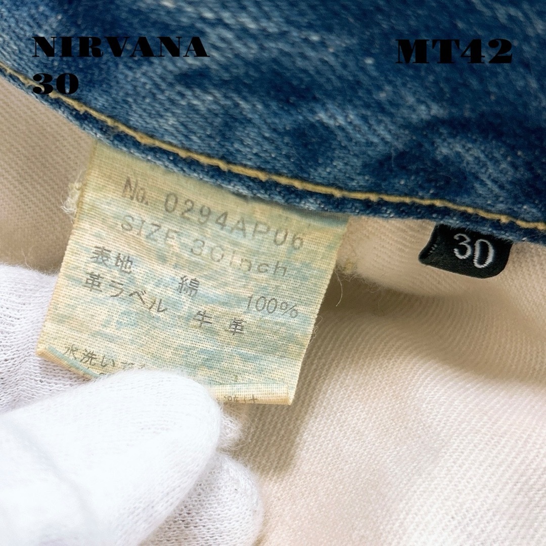 HYSTERIC GLAMOUR - 希少品! NIRVANA HYSTERIC GLAMOUR デニム HYSTERIC GLAMOUR - 希少品! NIRVANA HYSTERIC GLAMOUR デニム