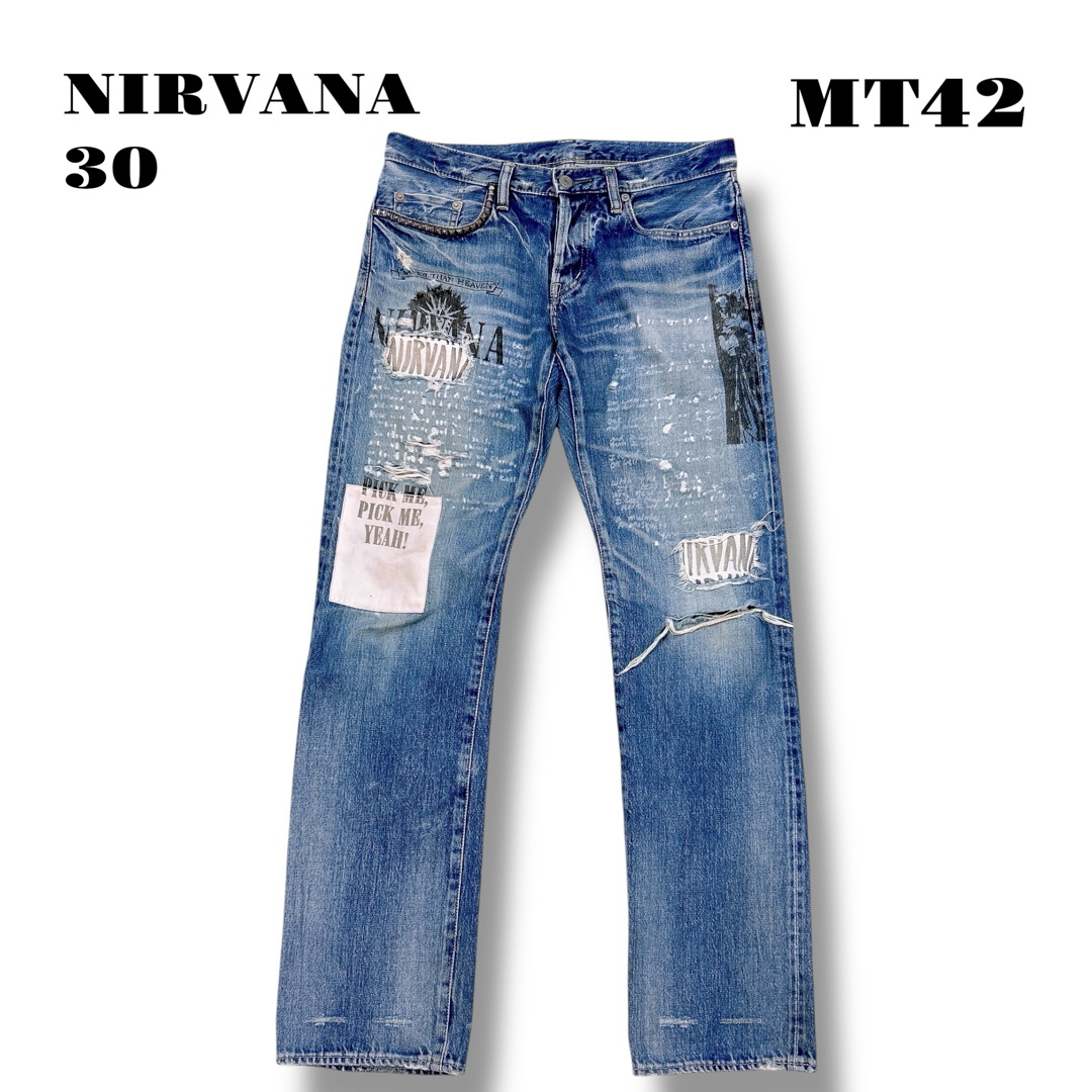 HYSTERIC GLAMOUR - 希少品! NIRVANA HYSTERIC GLAMOUR デニム HYSTERIC GLAMOUR - 希少品! NIRVANA HYSTERIC GLAMOUR デニム