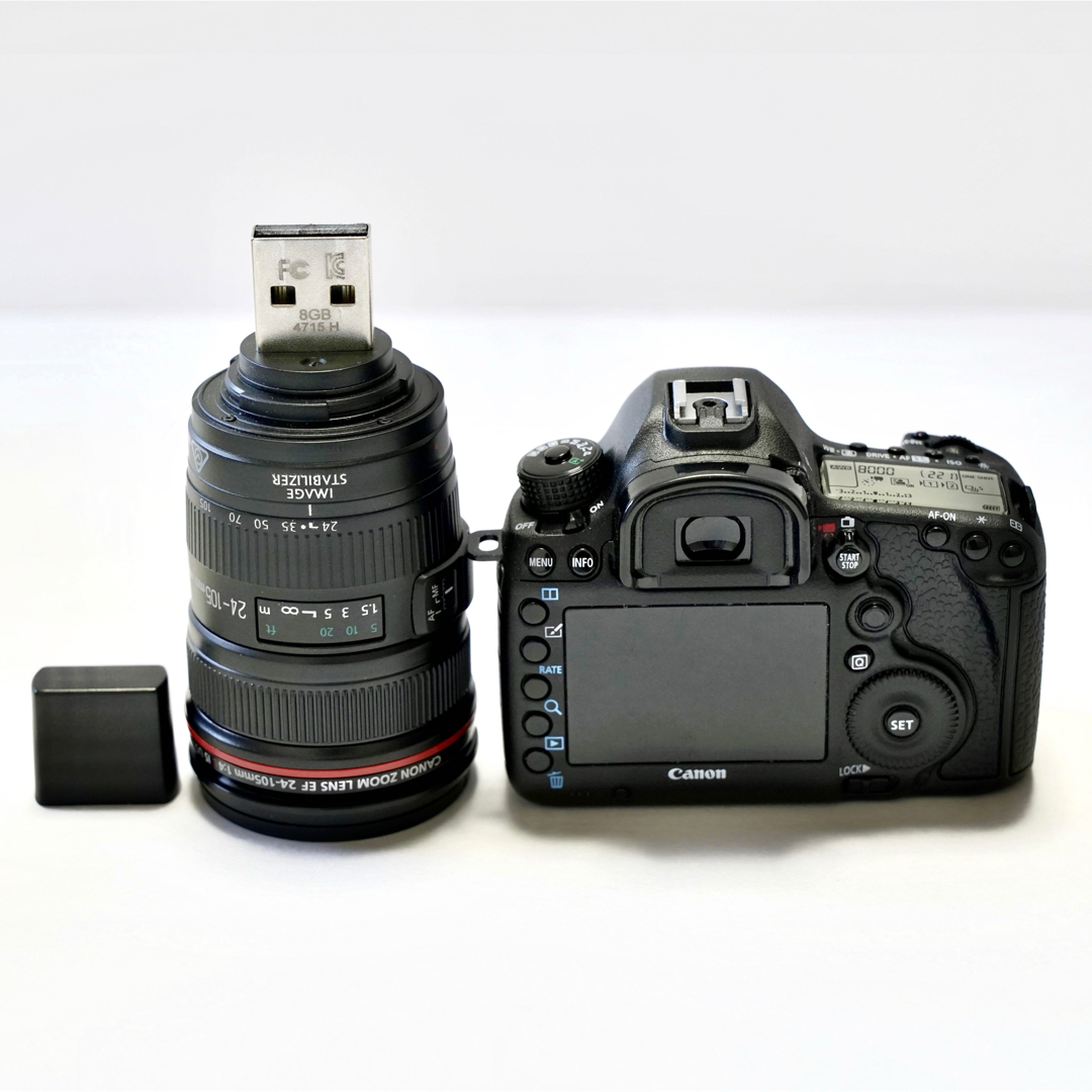 激レア】Canon EOS 5Ds ミニチュアカメラ USBメモリ 未使用品の 激レア】Canon EOS 5Ds ミニチュアカメラ USBメモリ 未使用品の
