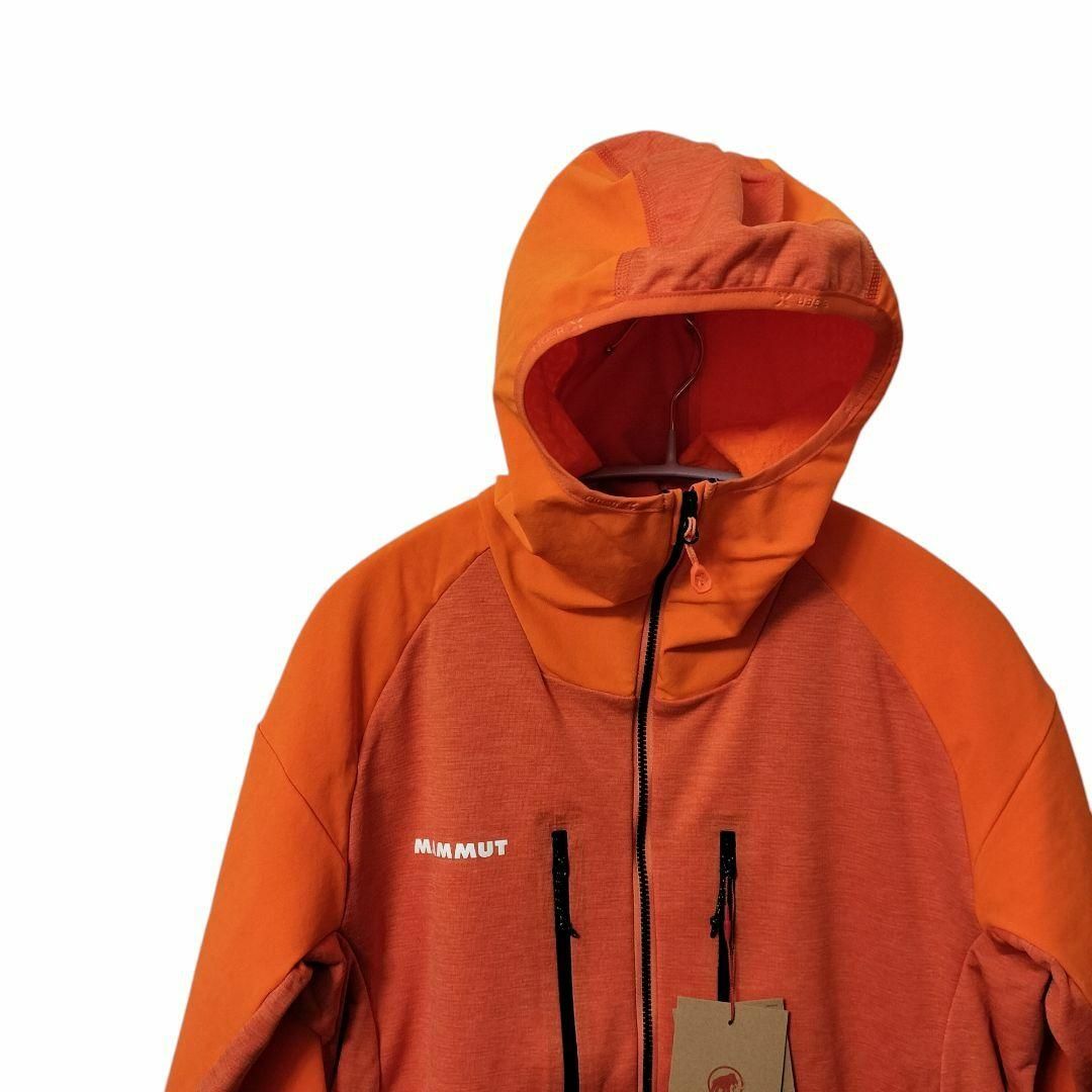 新品】MAMMUT Eiswand Advanced Hooded Lオレンジ 新品】MAMMUT Eiswand Advanced Hooded Lオレンジ