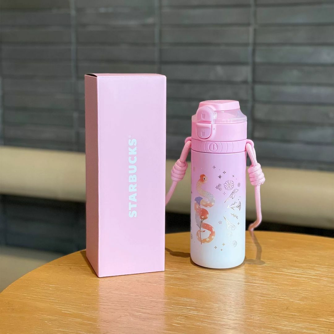 Starbucks - 新品　スターバックス　ステンレス　ボトル　2025新年限定　ヘビシリーズ