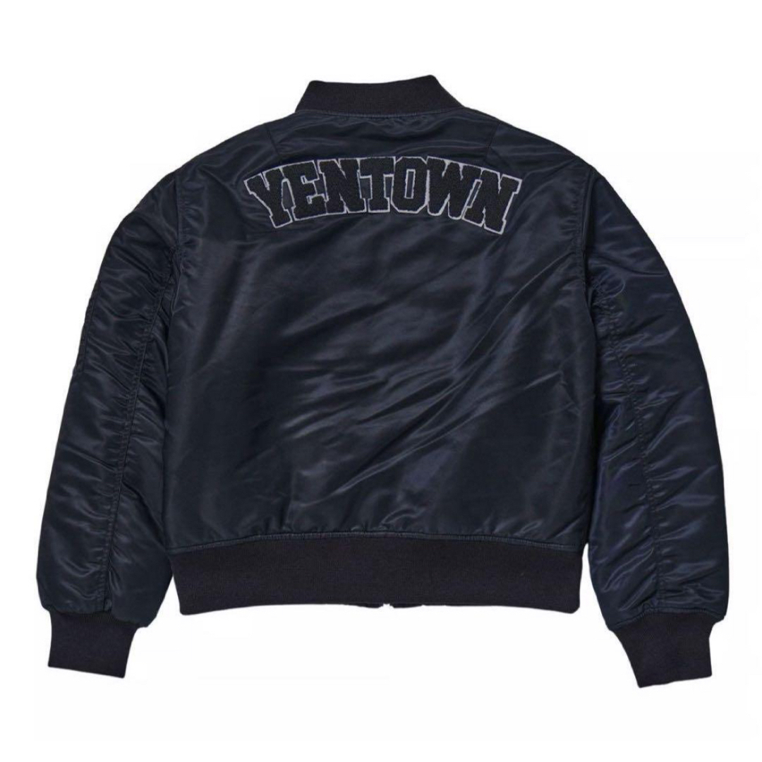 値引不可】YEN TOWN MA-1 Sサイズ awich KZM ブラックの通販 by 値引不可】YEN TOWN MA-1 Sサイズ awich KZM ブラックの通販 by