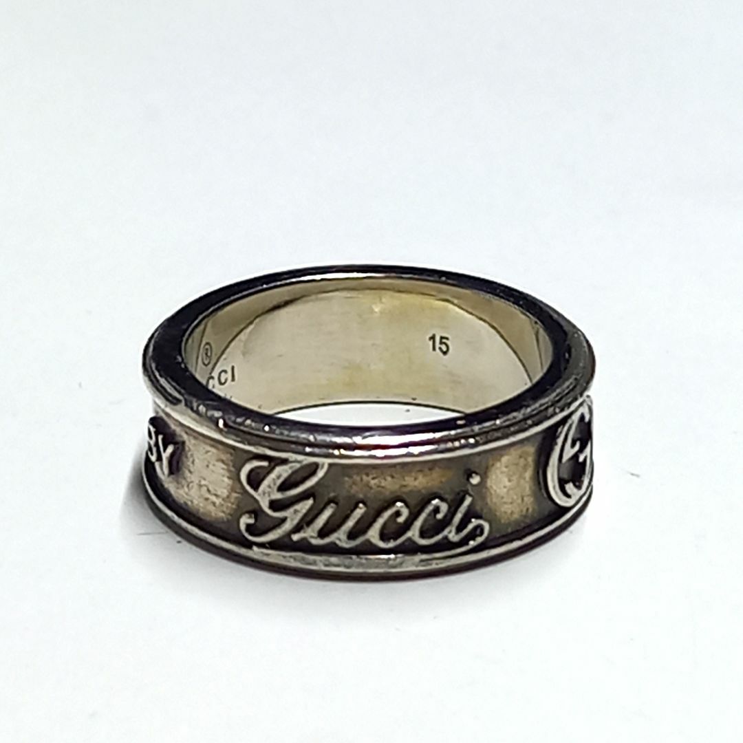 GUCCI - グッチ サイズ15 トレードマーク 筆記体 ヴィンテージ GUCCI - グッチ サイズ15 トレードマーク 筆記体 ヴィンテージ