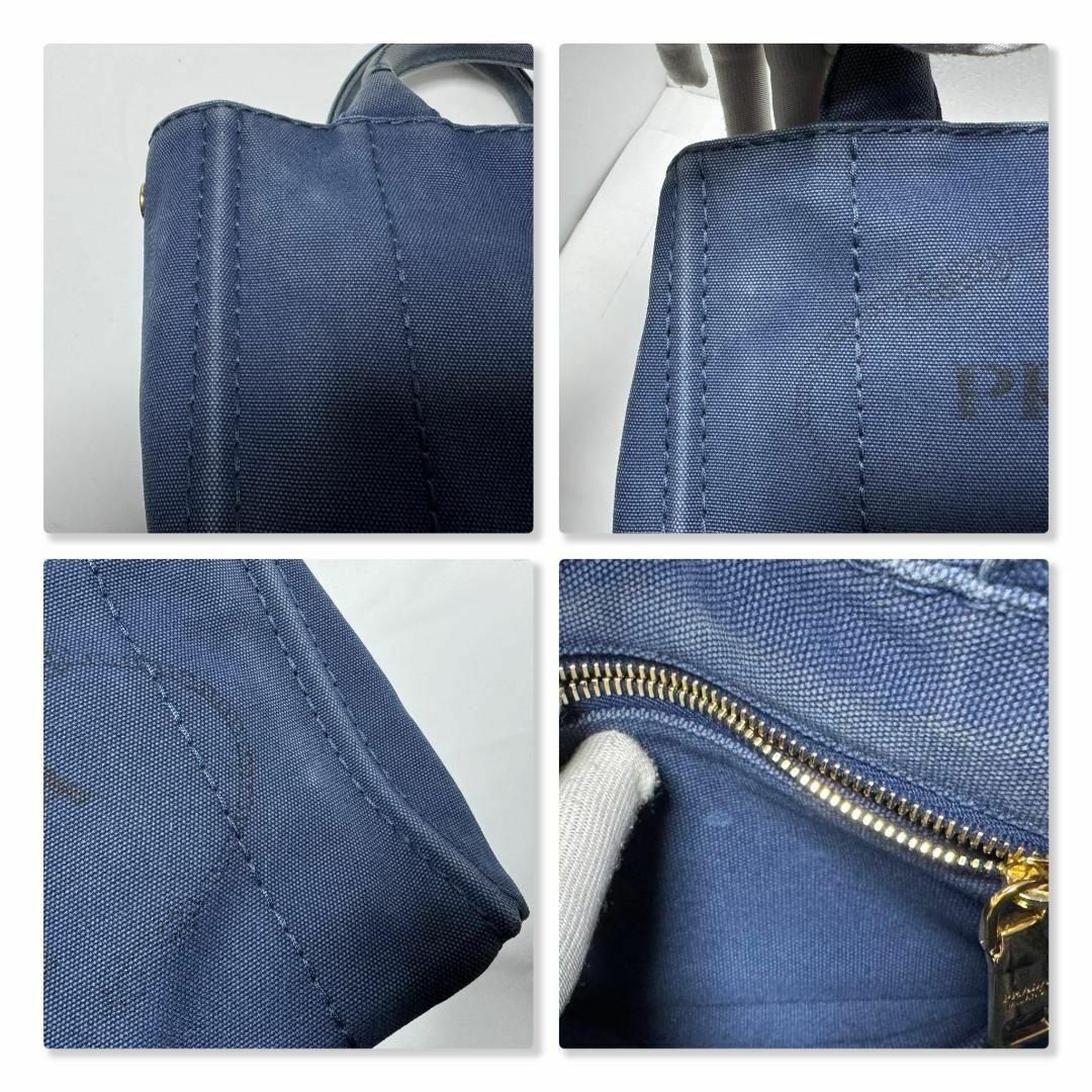 PRADA - 【美品 Gカード・保存袋付】 プラダ キャンバス カナパ PRADA - 【美品 Gカード・保存袋付】 プラダ キャンバス カナパ
