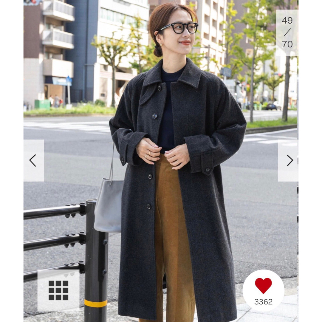 URBAN RESEARCH DOORS - 新品タグ付◉ M ウール100バルマカン URBAN RESEARCH DOORS - 新品タグ付◉ M ウール100バルマカン