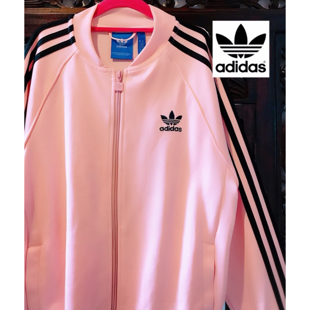adidas - アディダス オリジナルス メンズ ピンク ジャージ adidas - アディダス オリジナルス メンズ ピンク ジャージ