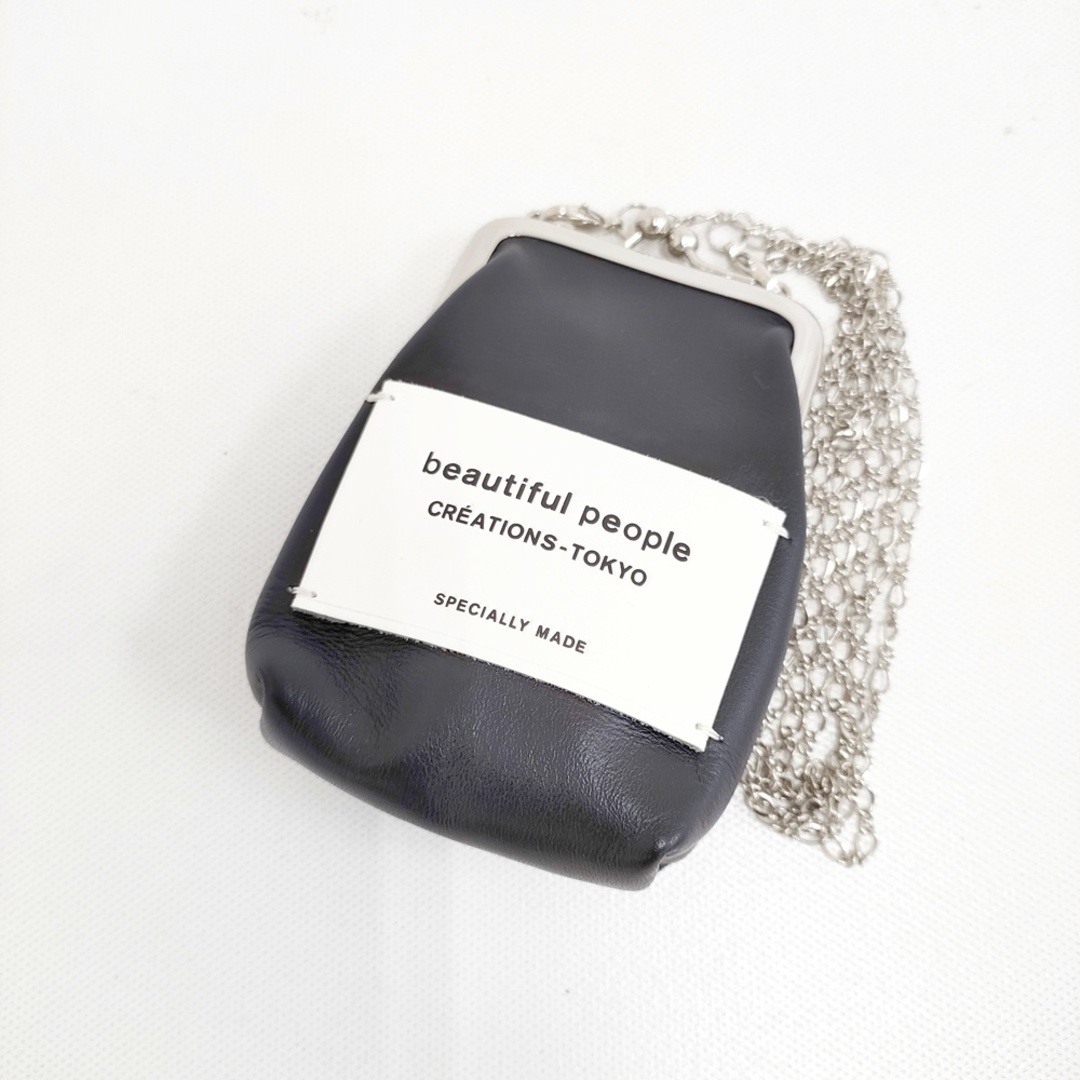 beautiful people - beautiful people 未使用品 がま口 牛革 レザー ポーチ ブラック レディース ビューティフルピープル【中古】4-1219G◎の通販 by ブランド古着の専門店gee,jee|ビューティフルピープルならラクマ beautiful people - beautiful people 未使用品 がま口 牛革 レザー ポーチ ブラック レディース ビューティフルピープル【中古】4-1219G◎の通販 by ブランド古着の専門店gee,jee|ビューティフルピープルならラクマ
