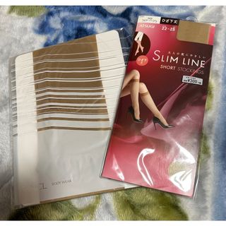 アツギ(Atsugi)の【新品2足セット】ATSUGI＆FANCL ストッキング 膝下／足指開くタイプ(タイツ/ストッキング)