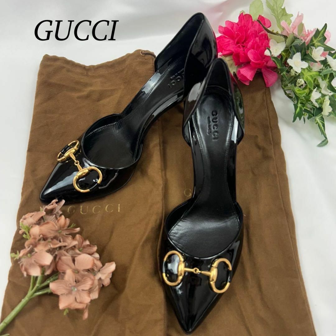 GUCCI - D875 新品未使用 24.5 グッチ イタリア製 レディース GUCCI - D875 新品未使用 24.5 グッチ イタリア製 レディース